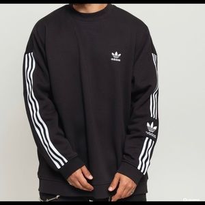 Adidas Originals Tech sleeves cotton sweatshirt